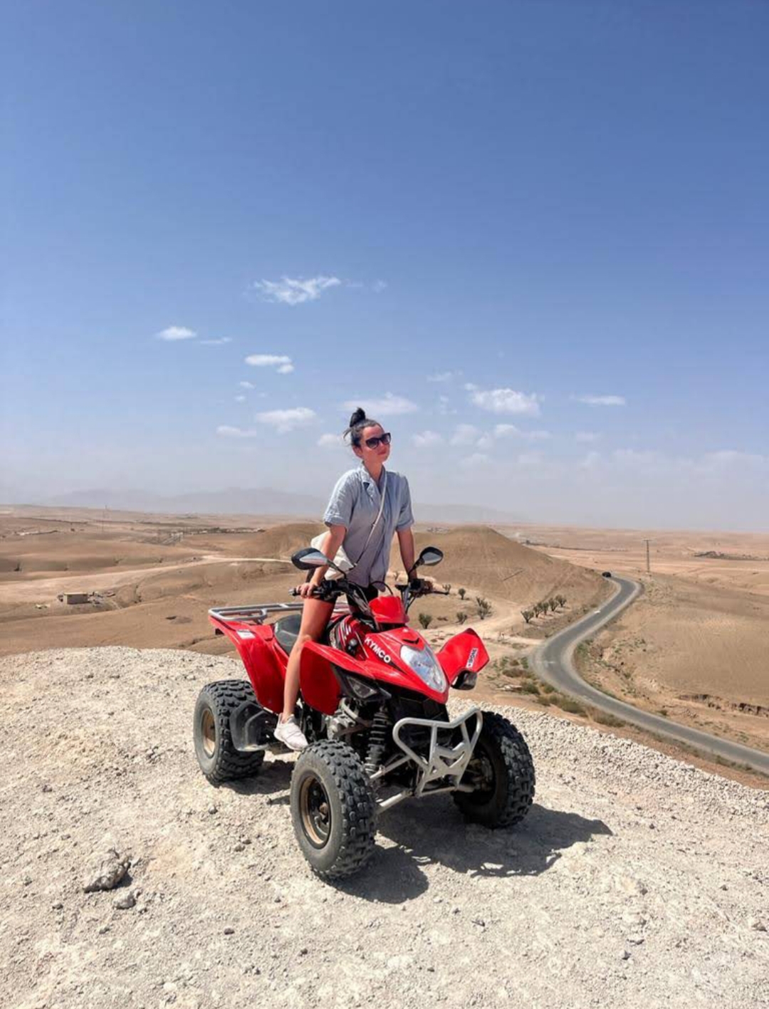 Quad bike adventure in Agafay desert